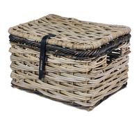 Basil Cesto di Cimini Dijon mit Deckel Rattan Dekokörbe Cestino Bicicletta
