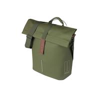 Basil City MIK - Borsa per bicicletta, impermeabile, con sistema MIK Studs, 14-16L, colore marrone