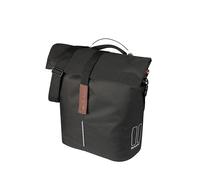 Basil City Shopper MIK Studs - 14-16L, impermeabile, con sistema MIK Studs, colore: Nero