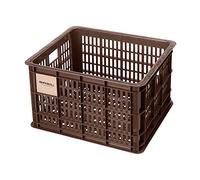 Basil Crate, Bauletto per Bicicletta Unisex Adulto, Marrone, 45.25x35x25cm