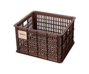Basil Crate, Bauletto per Bicicletta Unisex Adulto, Marrone, 45.25x35x25cm