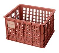 Basil Crate, Bauletto per Bicicletta Unisex-Adulto, Rosso, 45.25x35x25cm