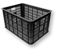 Basil Crate L, Portabici per Il Portapacchi Anteriore. Unisex-Adulti, Nero, 50 cm x 36 cm x 27 cm