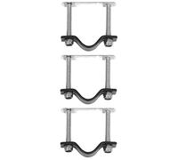Basil Crate, Set di Montaggio per Bicicletta Unisex Adulto, Silver, 5.0 x 4.6 x 1.5 cm (B x H x T)