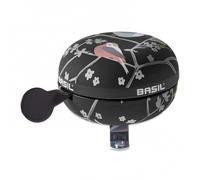 Campanello bici Wanderlust 80 mm nero Basil ( Nero con stampe )