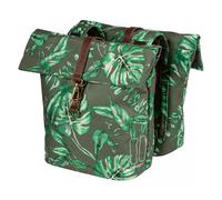 Basil Ever-Green Borsa Pannier Doppia Stampa Foglia Verde 1708 C.I.
