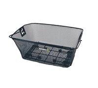 Basil Fahrradkorb, Rear Carrier Basket Como FineSteelMeshbl Unisex-Adulto, Nero, Taglia Unica