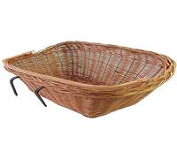 Basil Fahrradkorb, Wicker Basket Dublin Rectangular Unisex-Adulto, Varnished, Taglia Unica