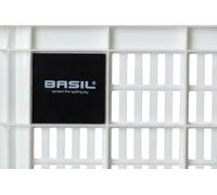 Basil Front Basket Crate M Plastic, Capacity: 29,5l Also Suitable for Front Cargo Carrier, Suitable for MIK Adapter Plate