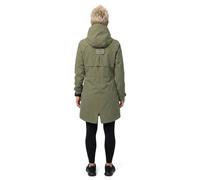 Parka da pioggia per bicicletta basil mosse da donna olive
