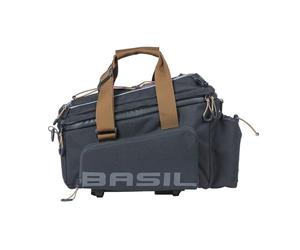 Basil Miles - Borsa per portapacchi XL Pro MIK - 9 - 36 L - Impermeabile - con sistema MIK richiudibile - ideale per lunghe escursioni - Scharz/Braun