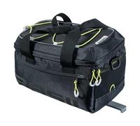 Basil Miles Trunkbag, Borsa portabagagli da Ciclo. Unisex Adulto, Nero/Lime, 7 Litri