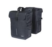 Basil Move - Borsa doppia da 30 l, impermeabile, in poliestere riciclato, compatibile con MIK e Racktime