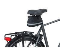 Basil Satteltasche Mada, Saddlebag Madi 1,0 Litre Black Unisex-Adulto, EU
