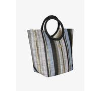 Basile Borsa media da mare in paglia multicolore