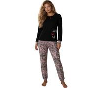 Basile Milano Pigiama Donna Invernale in Caldo Cotone Interlock Art. - 3930