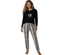 Basile Milano Pigiama Donna Invernale in Caldo Cotone Interlock Art. - 4230 | Realizzato in 80% Cotone e 20% Poliestere, caldo e delicato sulla pelle