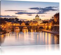 Basilica di San Pietro a Roma Stampa su tela 120x80 cm artistica murale
