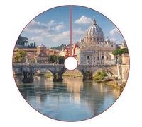 Basilica di San Pietro a Roma1 Italia Divertente Gonne Albero di Natale Albero di Natale Mat Festival Decorazione Ornamenti