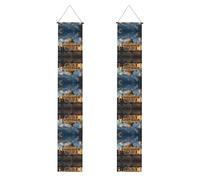 Basilica di San Pietro Banner decorativo per portico (verticale) banner di benvenuto adatto per appendere all'aperto 11,8 × 70,9 cm