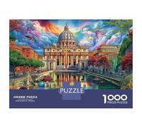 Basilica di San Pietro Puzzle 1000 Pezzi, Jigsaw Puzzle Per Adulti E Ragazzi Dai 14 Anni in Su, Giochi Stimolanti Per Tutta La Famiglia 52x38cm/1000pcs