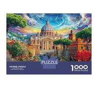 Basilica di San Pietro Puzzle 1000 Pezzi, Jigsaw Puzzle Per Adulti E Ragazzi Dai 14 Anni in Su, Giochi Stimolanti Per Tutta La Famiglia 38x26cm/1000pcs