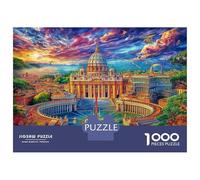 Basilica di San Pietro Puzzle 1000 Pezzi Per Adulti E Ragazzi Dai 14 Anni in Su, Giochi Stimolanti Per Tutta La Famiglia 70x50cm/1000pcs