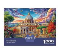 Basilica di San Pietro Puzzle Da 1000 Pezzi - Puzzle Ad Alta Difficoltà,Giochi Stimolanti Per Tutta La Famiglia 38x26cm/1000pcs