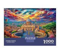 Basilica di San Pietro Puzzle Da 1000 Pezzi - Puzzle Ad Alta Difficoltà,Giochi Stimolanti Per Tutta La Famiglia 38x26cm/1000pcs