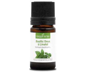 BASILICO DOLCE AL LINALOLO BIO - 5mL - Olio Essenziale di Qualità Premium - 100% Puro, Naturale, garantito ChromaCert® - Chemotipizzato & Integrale