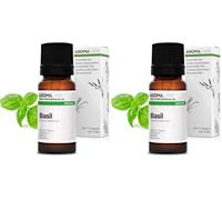 Basilico Tropicale BIO (Ocimum basilicum - CT metilcavicolo) - 10 mL - Olio Essenziale Chemiotipizzato e Certificato AB - Digestione difficile - Aroma Labs - Made in France (Confezione da 2)