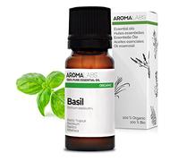 Basilico Tropicale BIO (Ocimum basilicum - CT metilcavicolo) - 10 mL - Olio Essenziale Chemiotipizzato e Certificato AB - Digestione difficile - Aroma Labs - Made in France