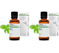 Basilico Tropicale BIO (Ocimum basilicum CT metilcavicolo) - 30 mL - Olio Essenziale Chemiotipizzato e Certificato AB - Digestione difficile - Aroma Labs - Made in France (Confezione da 2)