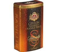 Basilur Specialty Classics Loose Leaf Tea Metal Tin Caddy, Ceylon Orange Pekoe, 3.5 Ounce by Basilur