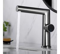 Basin per bacino da bagno rubinetti un buco e freddo per lavello di ottone caldo per il bagno grigio LWX