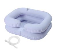 Basin Shampoo Gonfiabile - Vassoio per lavare i capelli al comodino e al letto, fondo per shampoo in PVC gonfiabile, invecchiato, shampoo per anziani, disabili, incinte, ferite, Alit