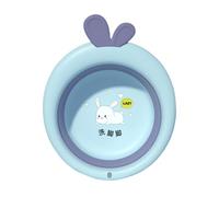 Basino Di Lavaggio Pieghevole - Vasca Per Bambini Pieghevole Di Cartone Animato | Basino Per Viso, Piede E Bagno Multiuso, Ciotola Di Lavaggio In Silicone Morbido Portatile Con Tappo Di Scarico, Ideal