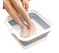 Basino Per Bagno Pieghevole - Vasca Di Bagnatura Portatile | Bucket A Foot Di Plastica Resistente | Foaot Spa Adatto Per La Pedicure Domestica Di Rilassamento Per La Pedicure Usa Un Design Compatto Fa