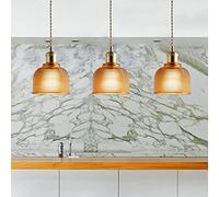 Baska Lampada A Sospensione Antica Cupola Con Paralume In Vetro Mini Plafoniera A Goccia, Isola Della Cucina Della Fattoria Raccordo Per Illuminazione Rustico E27 Mini Lampadario Per Soggiorno Ristora
