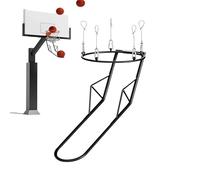 Basket Ball Return System, Metal Hoop Trainer Accessory, 24 pollici Basketball Catcher with Adjustable Frame, Indoor Door, Corto, Backyard, School, Gym Training for Teens, Easy Setup