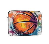 Basket Colorato Sketch Godimento Manicotto Del Computer Portatile per Donne Uomini, 15 Pollici Impermeabile Laptop Bag Leggero Notebook Computer Cover Bag