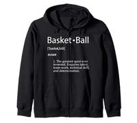 Basket Definizione Atletico Sport Costume Scuola Giochi Felpa con Cappuccio