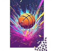 Basket Dinamica Colorata Puzzle 1000 Pezzi Carta per Adulti Arte Moderna Gioco di Puzzle 1000 Pezzi Relax Famiglia Regalo Casa 70x50cm/1000pcs
