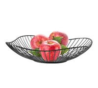 Basket For Fruits - Cesto Di Snack In Metallo Artistico - Cesto Di Frutta Di Ferro | 31x11.5x7 Cm Ciotola Di Frutta Ciotola In Metallo Cestino | Cesto Alimentare Vuoto Per Limone, Fragola, Banana E Al