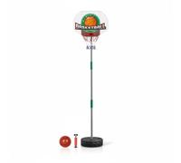 Basket Giocattolo Regolabile | plastica, per bambini, uso interno/esterno, portatile, senza forature, altezza 68-149cm, metallo, da interno, per il giardino