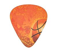 Basket Il plettro per chitarra, per chitarre acustiche, elettriche, bassi - tocco naturale, confezione da 12, multicolore.
