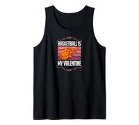 Basket Is My Valentine Funny Anti Valentine Heart Love Canotta