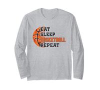 Basket Mangiare Dormire Ripeti Daily Hoops Lifestyle Maglia a Manica