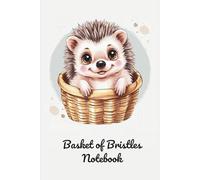 Basket of Bristles Notebook: Whimsical Animal Design | 6x9 Inch Lined Journal | 120 Lined Pages | Part of the Highland Whimsy Collection | Scottish Inspired Notebook