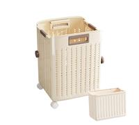 Basket Per Bucato Con Ruote - Collezionista Di Lavanderia Rolling | Collezionista Di Lavanderias Pieghevole | Cameras Da Letto Per Lavanderia Pieghevole Camera Da Bagno Camera Studentesca A Casa,
